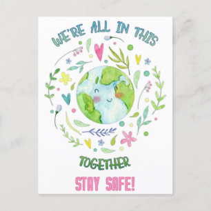 Carte Postale Restez en sécurité !