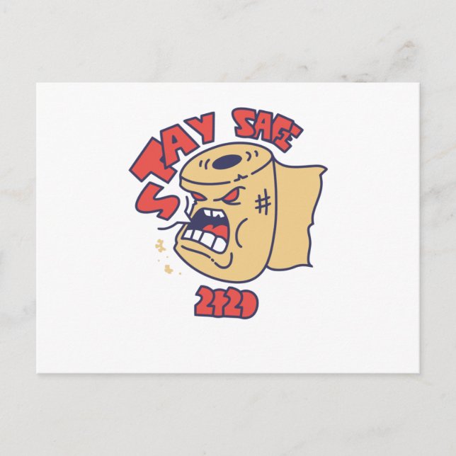 Carte Postale Restez en sécurité 2020 (Devant)