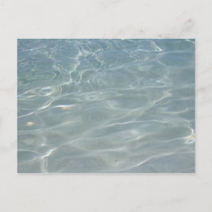 Carte Postale Résumé d'eau des Caraïbes Bleu Nature