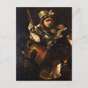 Carte Postale Résumé Description Judith y Holofernes. Pintura a