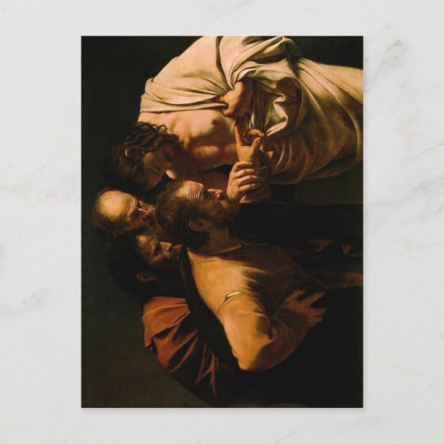 Carte Postale Résumé Espa? ol : La incrédulidad de Santo Tom? s  (Devant)