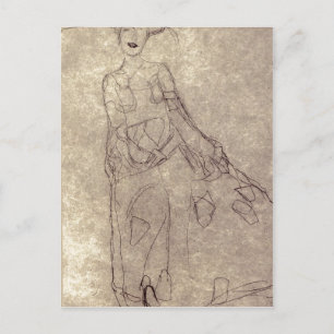 Carte Postale Résumé Klimt, Gustav Studie f? r das Gem? lde Bild