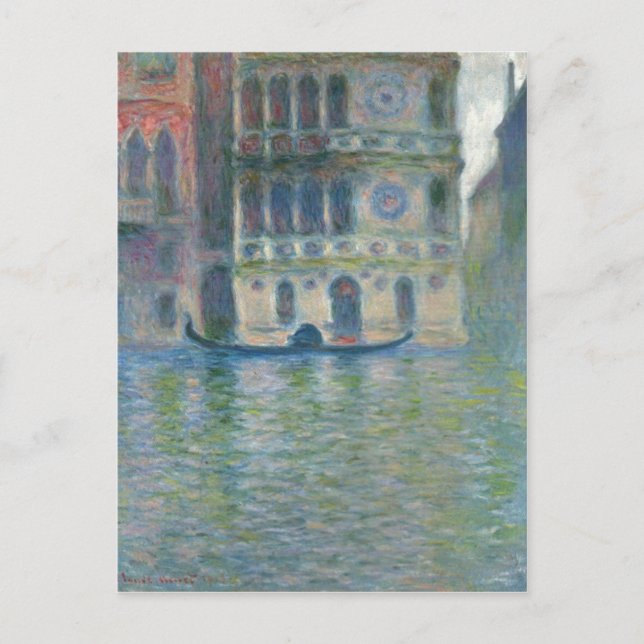 Carte Postale Résumé Monet, Claude Palazzo Dario, Venise 1908 T (Devant)