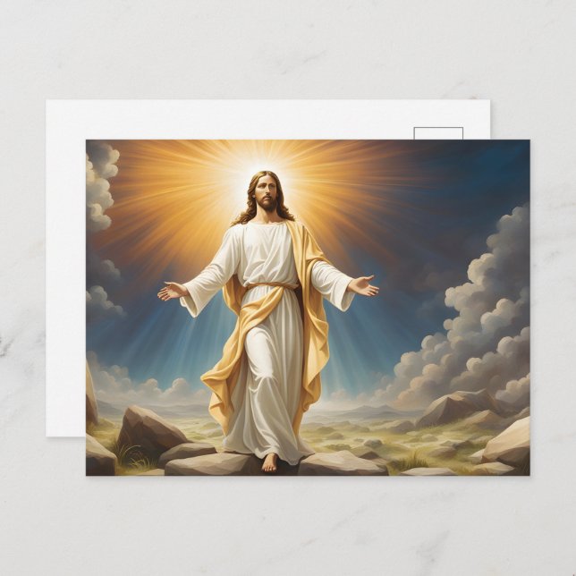 Carte Postale Résurrection de Jésus-Christ (Devant / Derrière)