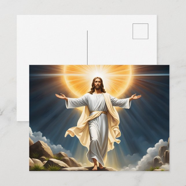 Carte Postale Résurrection de Jésus-Christ (Devant / Derrière)