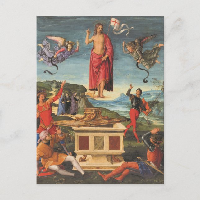 Carte Postale Resurrection of Jesus by Raphael (Devant)