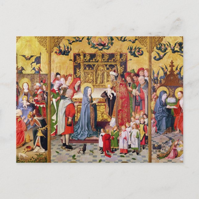Carte Postale Retable des Sept Joys de la Vierge (Devant)