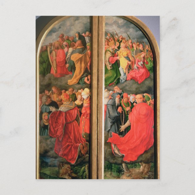 Carte Postale retable du jour de la Toussaint (Devant)