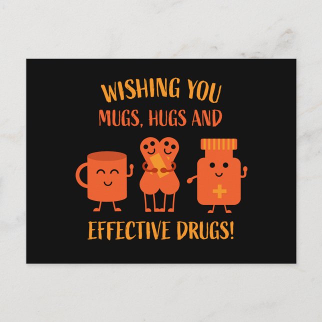 Carte Postale Rétablissement de Covid Meilleurs Vœux de Bon Réta (Devant)