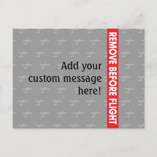 Carte Postale Retirer avant le vol - Avaiement