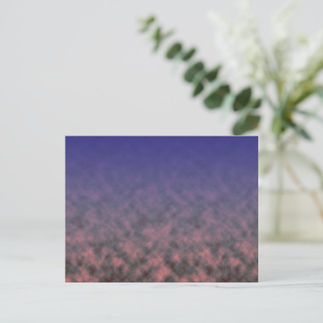 Carte Postale Retombées de cendres Rémanence (Debout devant)