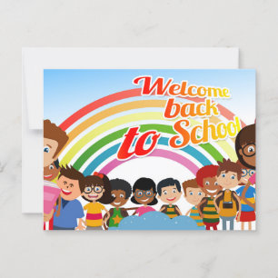 CARTE POSTALE RETOUR À L'ÉCOLE