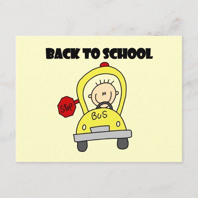 Carte Postale Retour à l'école (Devant)
