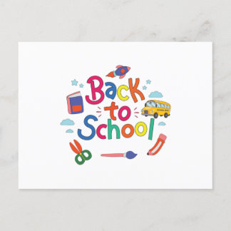 Carte Postale Retour à l'école