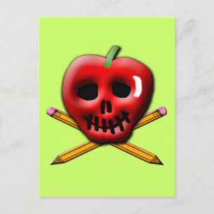 Carte Postale Retour à l'école Pirate inspiré design