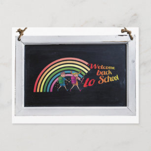 Carte Postale Retour à l'écoleBienvenue à l'école