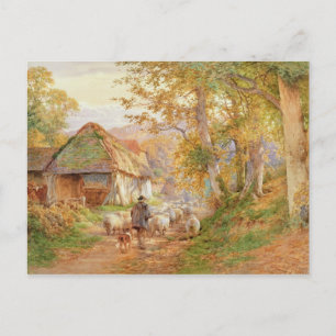 Carte Postale Retour au pliage