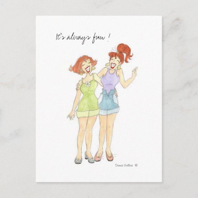 Carte postale retour personnalisée (Devant)