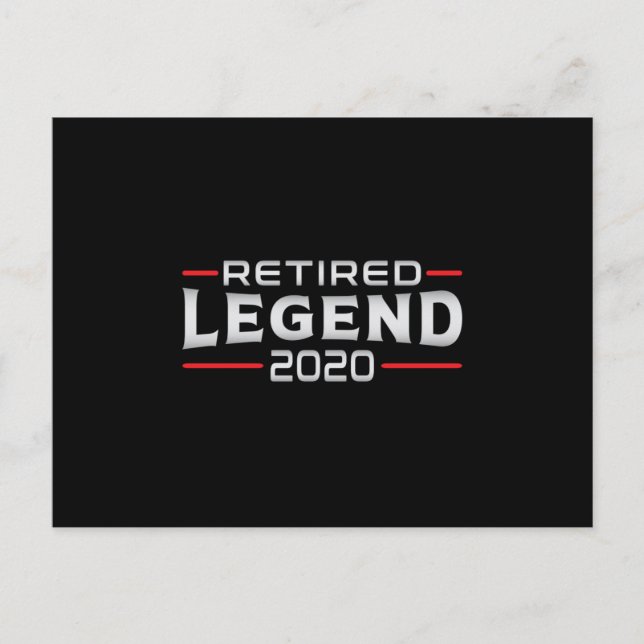 Carte Postale Retraite 2020 Papy Retraité Cadeau Drôle et Amusan (Devant)