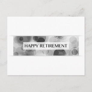 Carte Postale retraite heureuse (bokeh)