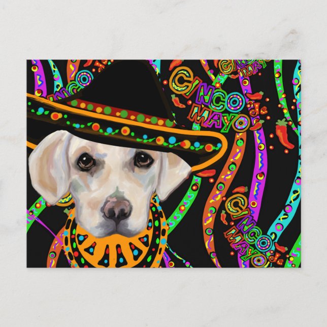Carte Postale Retriever du Labrador     (Devant)
