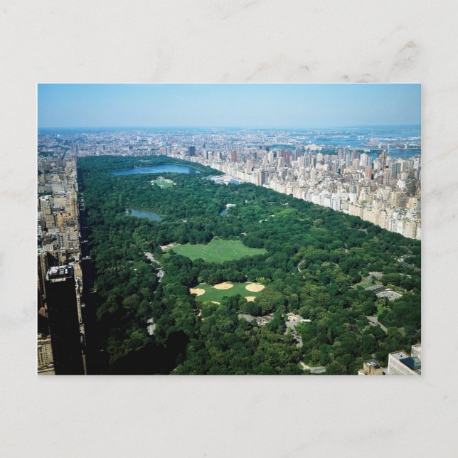 Carte postale Retro Central Park (Devant)