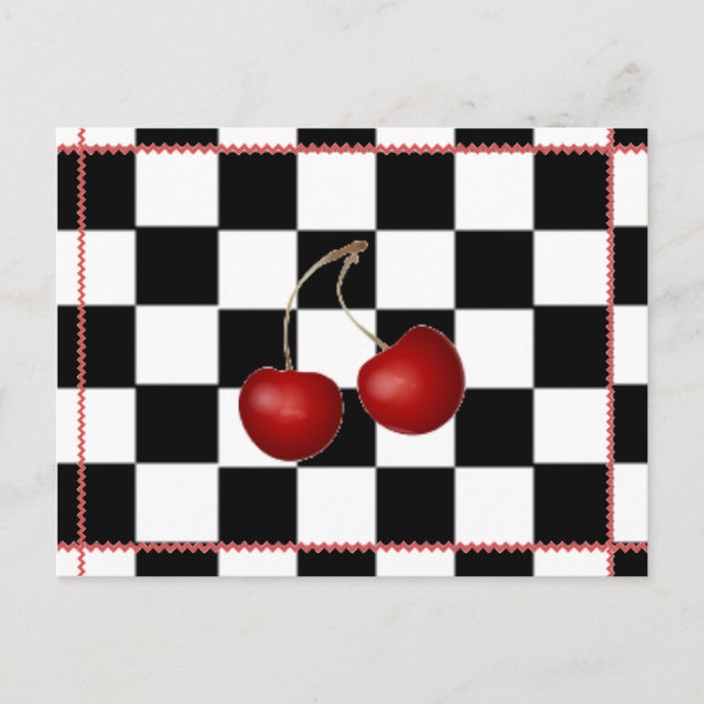 Carte postale Retro ~ Cherry Summertime (Devant)