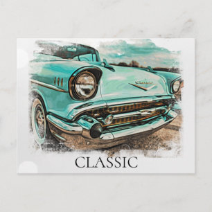 Carte Postale *~* Retro Classic Vintage Antique Peinture Vieux