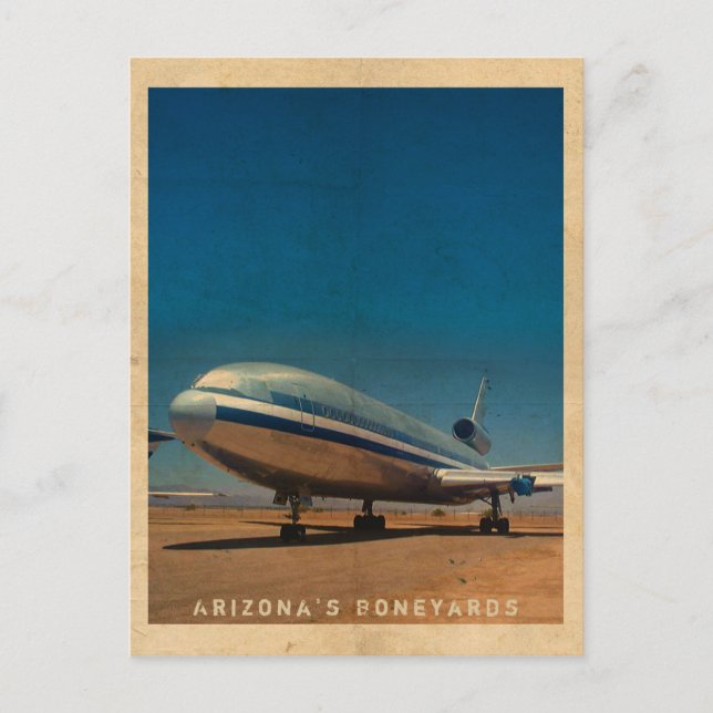 Carte postale Retro DC10 Travel (Devant)