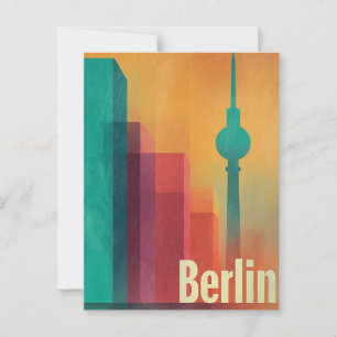 Carte Postale Rétro de Berlin