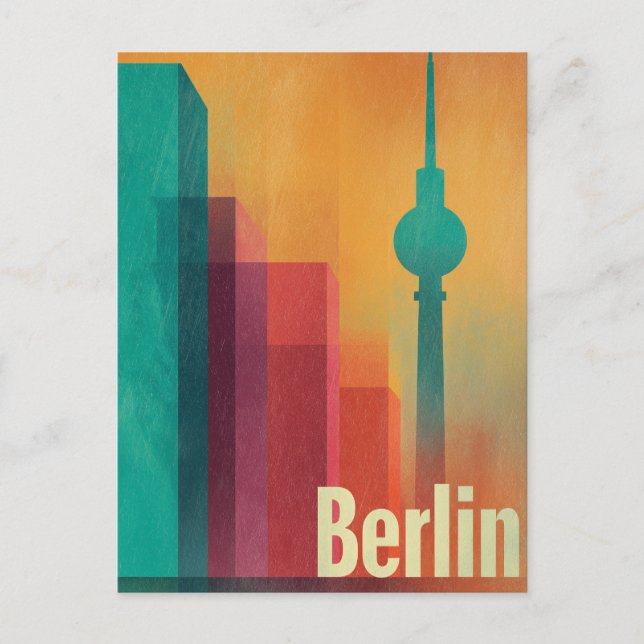Carte Postale Rétro de Berlin (Devant)