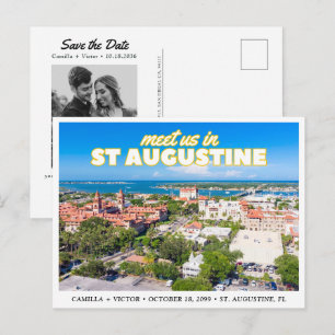 Carte postale rétro de la ligne d'horizon de St. A