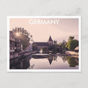 Carte postale rétro de Nuremberg, Allemagne
