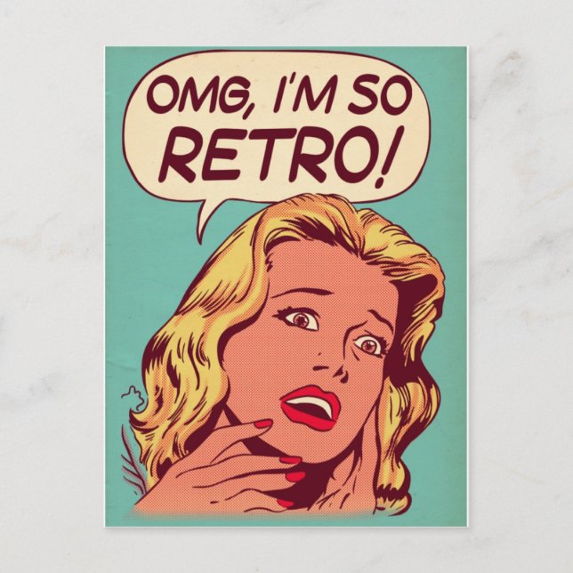 carte postale, rétro, femmes (Devant)