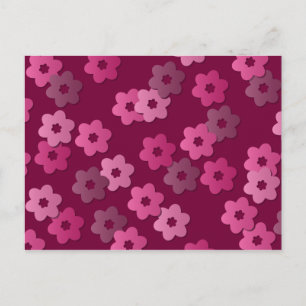 Carte postale Retro Floral