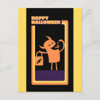 Retro Halloween Monster Trick ou traitement