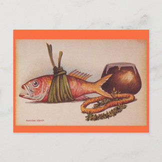 Carte Postale Retro Hawaiian Luau