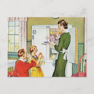 Carte Postale Retro Housewife