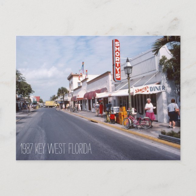 Carte postale Retro Key West Florida (Devant)