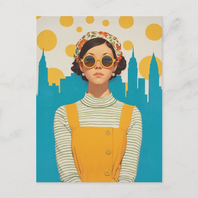 Carte Postale Retro New York Sunshine (Devant)