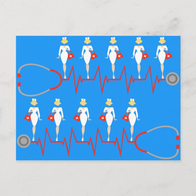 Carte postale Retro Nurse (Devant)