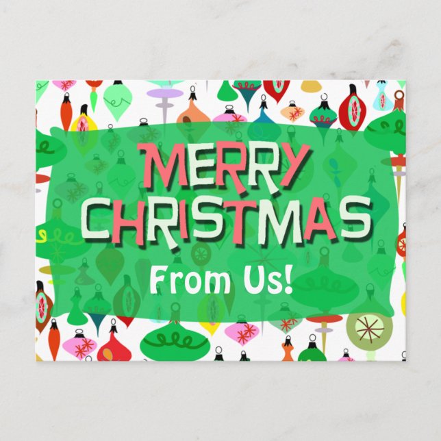 Carte Postale Retro Ornement Vintage Fun (Devant)