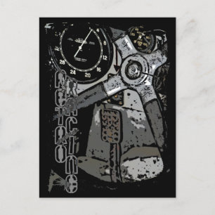 Carte Postale Retro Racing Oldtimer Détails Design graphique