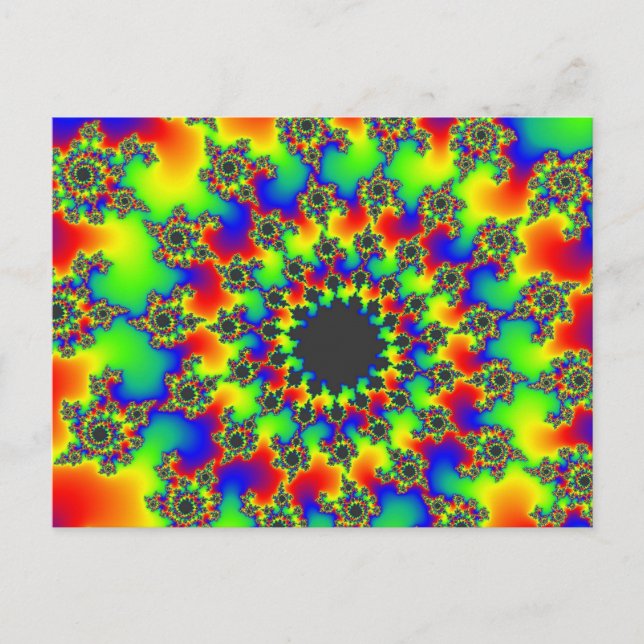 Carte Postale Retro Rainbow Eye (Devant)
