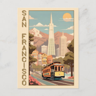 Carte Postale Rétro San Francisco