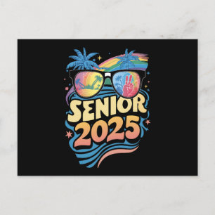 Carte Postale Retro Senior 2025 Classe De Diplôme De 2025