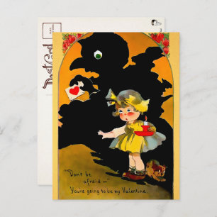 Carte postale Retro Shadow Valentine's Day