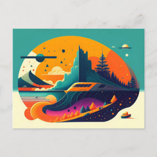 Carte postale Retro Style Poster Collection #23