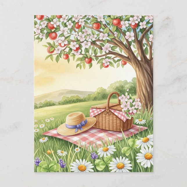 Carte Postale Rétro Summer Solstice (Devant)