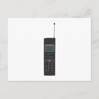 Carte Postale Rétro Téléphone portable